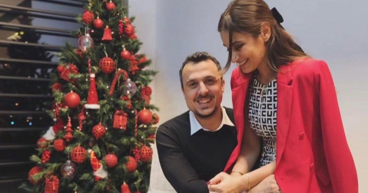 شاهد .. قصة حب بصور.. إليكم أجمل إطلالات إيميه صياح برفقة زوجها