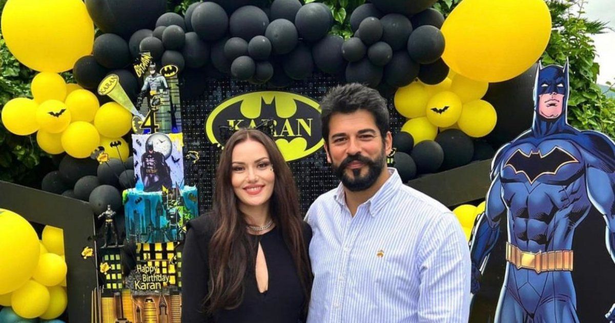 شاهد .. فهرية أفجان وبوراك أوزجيفيت يكشفان عن ملامح إبنهما الصغير في شهر عيد ميلاده