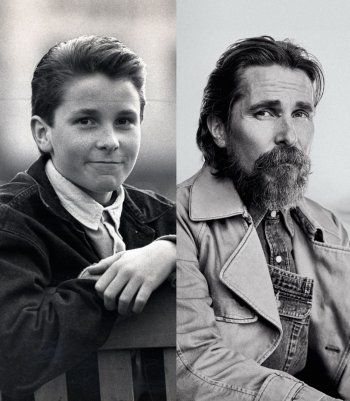 شاهد .. بالصورة- في عيد ميلاده الـ 50.. لن تصدقوا التغير في شكل كريستيان بيل بين الطفولة و الحاضر