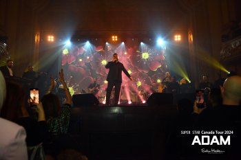 شاهد .. بالصور- خلال جولته الفنية.. آدم يشعل الأجواء في كندا وسط تفاعل مميز من الجمهور