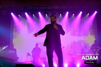 شاهد .. بالصور- خلال جولته الفنية.. آدم يشعل الأجواء في كندا وسط تفاعل مميز من الجمهور