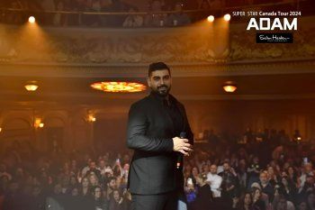 شاهد .. بالصور- خلال جولته الفنية.. آدم يشعل الأجواء في كندا وسط تفاعل مميز من الجمهور