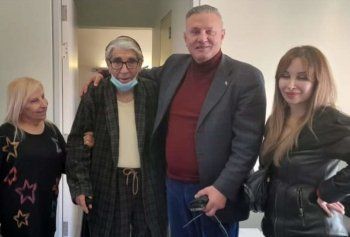 شاهد .. أول ظهور لـ أبو سليم بعد تعرضه لوعكة صحية.. وهذه حالته