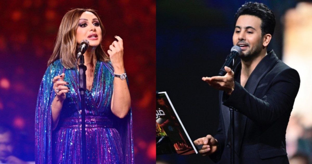 شاهد .. أنغام وفؤاد عبد الواحد يغنيان ضمن حفلات فبراير الكويت .. بالصور