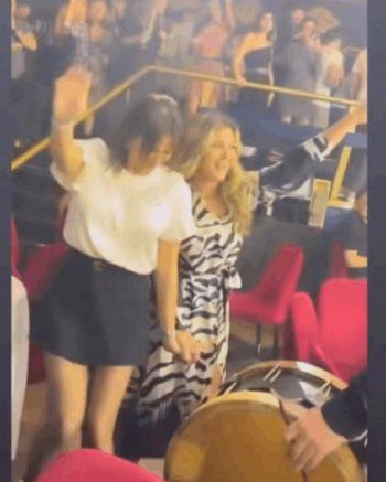 شاهد .. كوليت الحلاني ترقص الدبكة في دبي