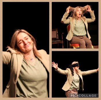 شاهد .. خاص - أوجاع الحرب والخيانة جسدتها ناتالي نعوم في مسرحية " من كفرشيما للمدفون " وهذا ما قالته عن يحيى جابر