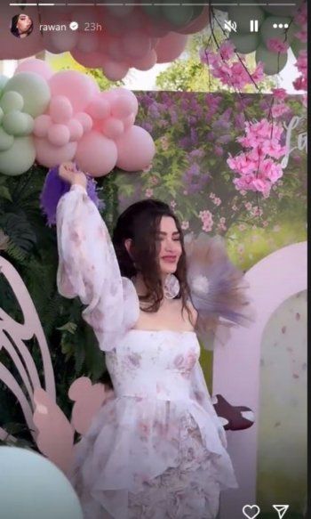 شاهد .. بالفيديو- روان بن حسين تحتفل بعيد ميلاد ابنتها الوحيدة وترقص خلال الاحتفال