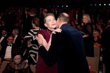 Cate Blanchett et le prince William à la 77e cérémonie des BAFTA, à Londres, le 18 février 2024.