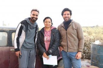 شاهد .. بالصور- شيرين عادل تكشف الكواليس الأولى لمسلسلها الجديد "محارب"