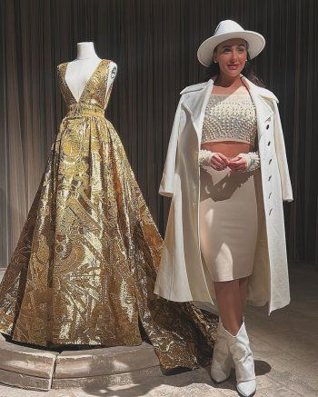 شاهد .. ميس حمدان بإطلالة غريبة ورائعة باللون الأبيض