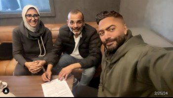 شاهد .. بالصورة- تامر حسني يعلن عن فيلمه الجديد "ري ستارت"..و هذه الممثلة ستشاركه البطولة