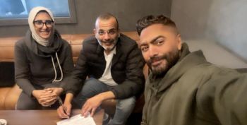 شاهد .. تامر حسني لـ هنا الزاهد :" إنتي مشروعي من وإنتي صغيرة لحد ما بقيتي نجمة النجوم "