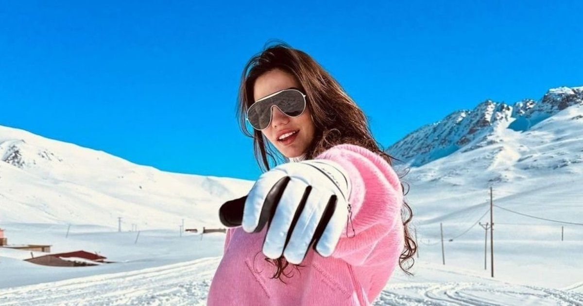 شاهد .. ديميت أوزديمير برحلة ثلجية.. وهكذا إحتفلت بعيد ميلادها