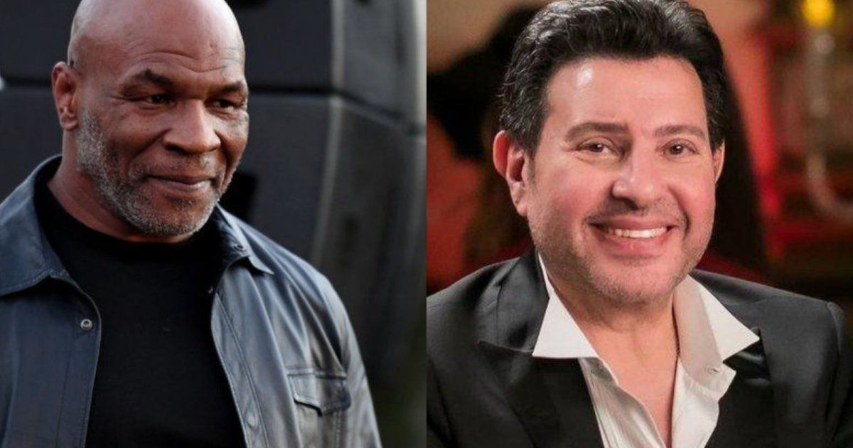 شاهد .. بالصورة - هاني شاكر برفقة مايك تايسون من مطار القاهرة