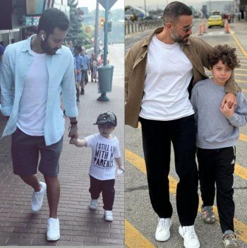 شاهد .. بالصورة- سعد رمضان يفاجئ الجمهور بحجم إبن شقيقته "سعد" بين الماضي و الحاضر