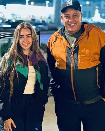 شاهد .. بالصورة- حمو بيكا برفقة هنا الزاهد: قابلت نجمة العالم