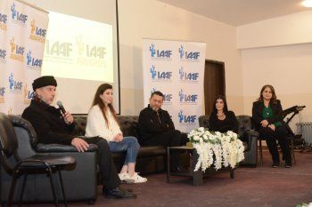 شاهد .. إيناس الجرمقاني وزياد برجي يطلقان مسابقة "IAAF AWARDS" في ثانوية بعقلين الرسمية