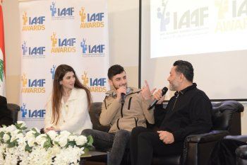 شاهد .. إيناس الجرمقاني وزياد برجي يطلقان مسابقة "IAAF AWARDS" في ثانوية بعقلين الرسمية