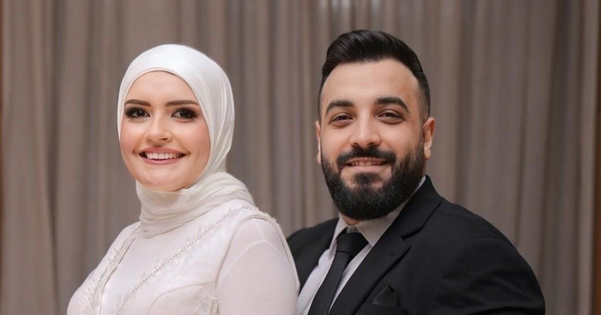 شاهد .. عقد قران زميلنا في موقع "الفن" المصور عمر طبارة على الدكتورة راغدة الأروادي-بالصور