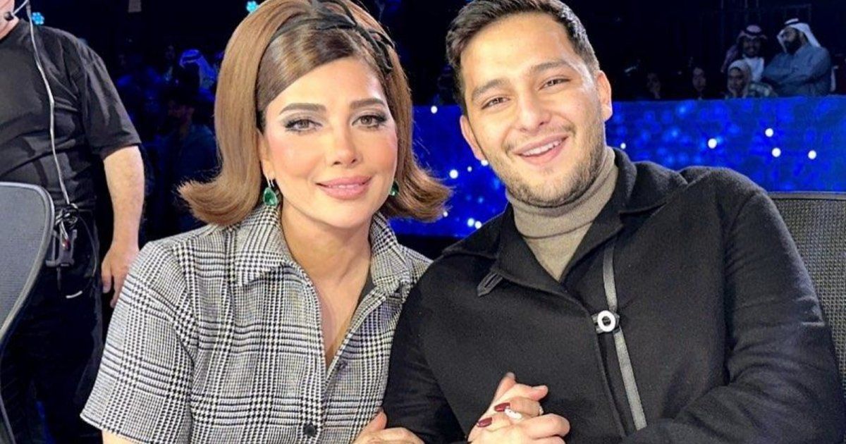 شاهد .. أصالة تعايد إبنها خالد الذهبي بعيد ميلاده - بالصورة