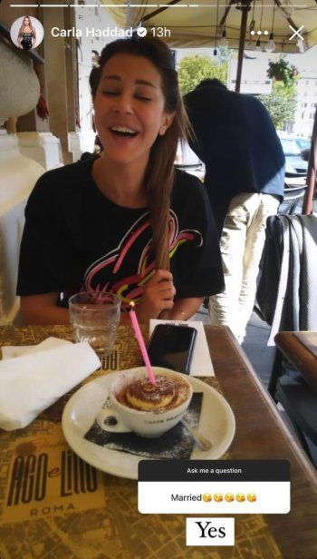 شاهد .. كارلا حداد ترد على سؤال حول زواجها الثاني بعد غياب صور زوجها عن صفحتها