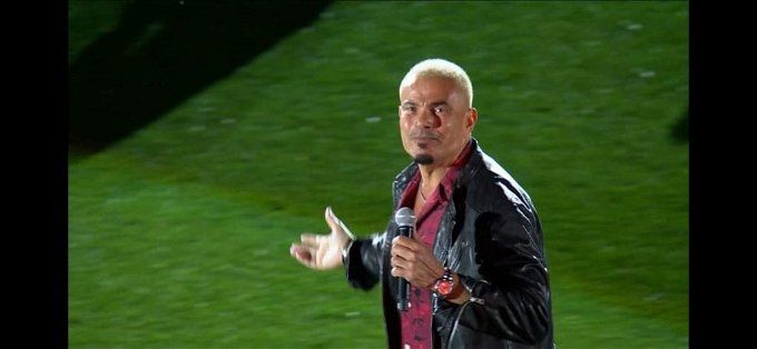 عمرو دياب يعيد لأذهان محبيه ظهوره بدورة الألعاب الإفريقية 1991 بعد حفل كأس مصر