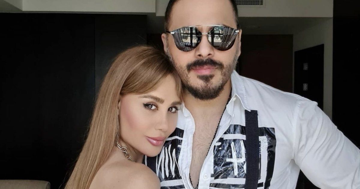 شاهد .. بالفيديو- قبلات تجمع رامي عياش بإبنته الصغرى .. وزوجته داليدا : أنا غيرانة