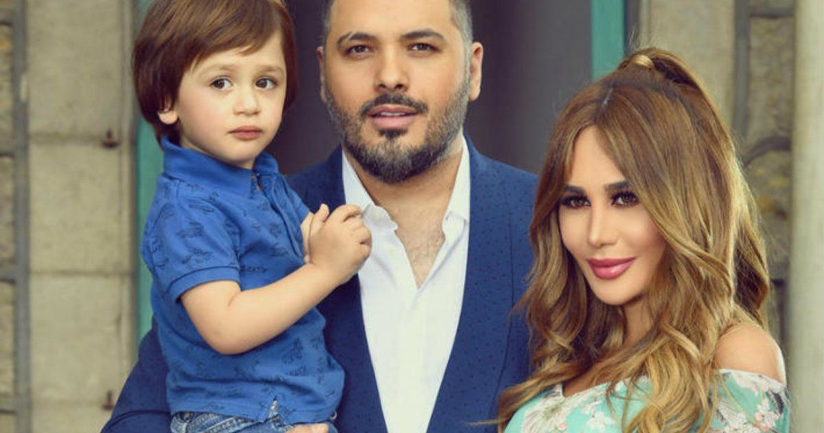 شاهد .. هكذا عايد رامي عياش وزوجته داليدا عياش إبنهما البكر آرام بعيد ميلاده