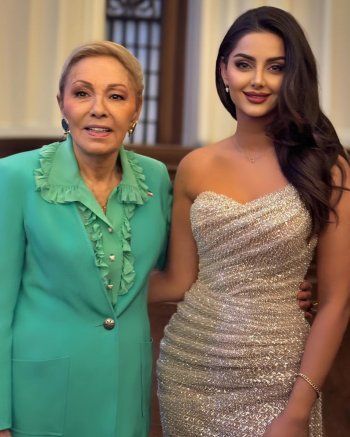 شاهد .. ماهلاغا جابري تحتفل بعيد النوروز مع إمبراطورة إيران السابقة فرح بهلوي وأسرتها-بالصور