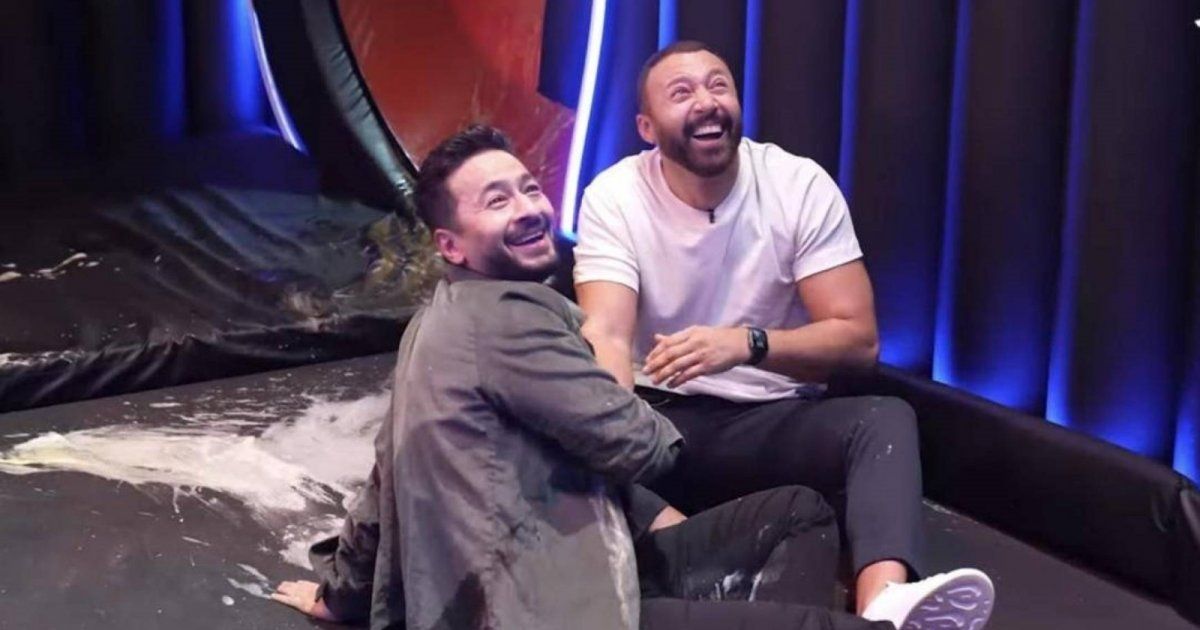 شاهد .. خوف هستيري لـ أحمد فهمي وشجاعة حمادة هلال.. هكذا أطلا في "رامز جاب من الآخر"