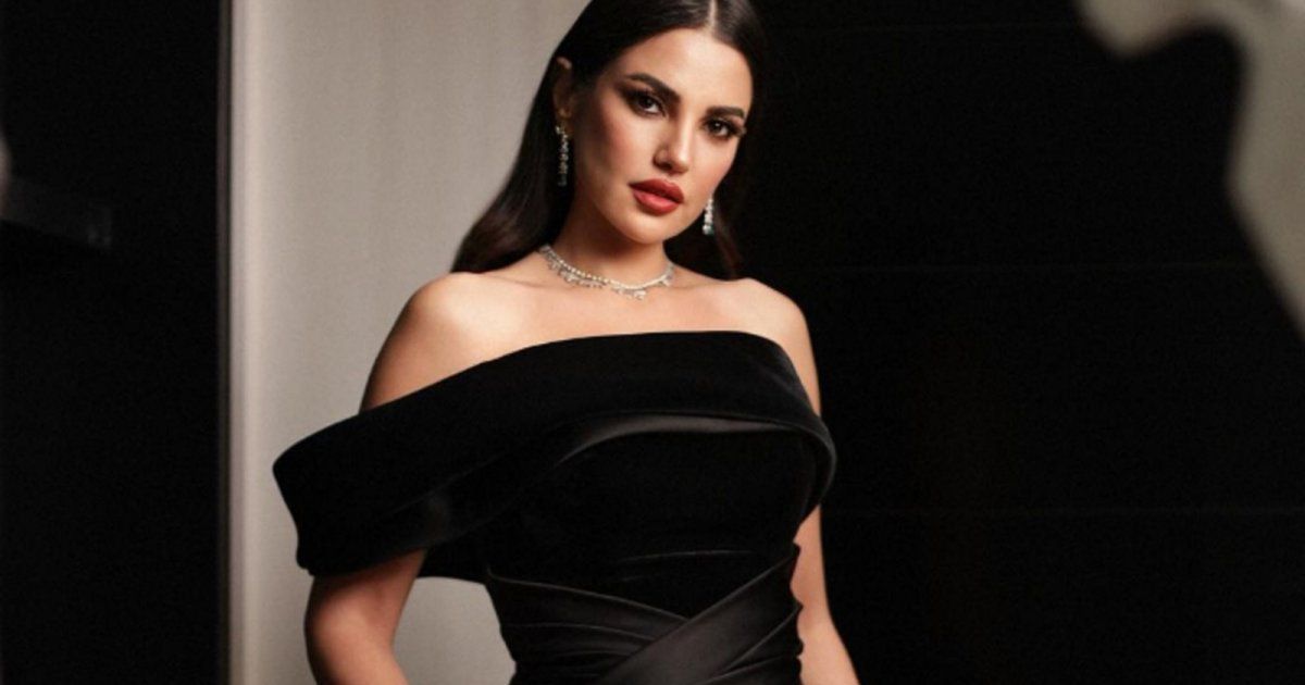 شاهد .. بإطلالة عربية مميزة..درة التونسية تتألق بجمالها بفستان رائع