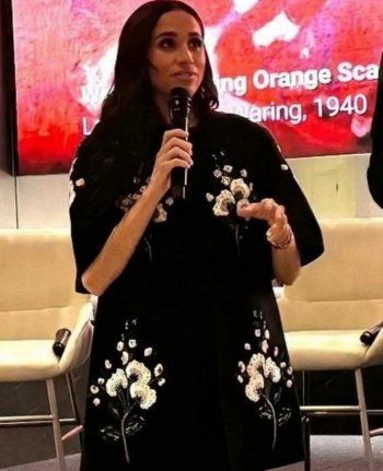 شاهد .. ميغان ماركل بالأسود وبتصميم كاجوال لافت للأنظار