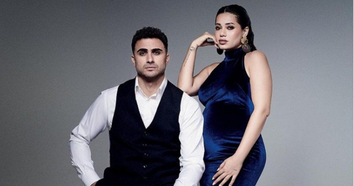 شاهد .. بالصور- رحمة رياض و ألكسندر يعلنان عن مولدهما الأول و هذا هو الإسم الذي إختاروه