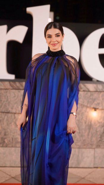 شاهد .. ليال الاختيار تتألق في سحور رمضاني بفستان رائع - بالصور