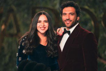 شاهد .. في عيد ميلادها.. حسن الرداد يوجه رسالة رومانسية لزوجته إيمي سمير غانم