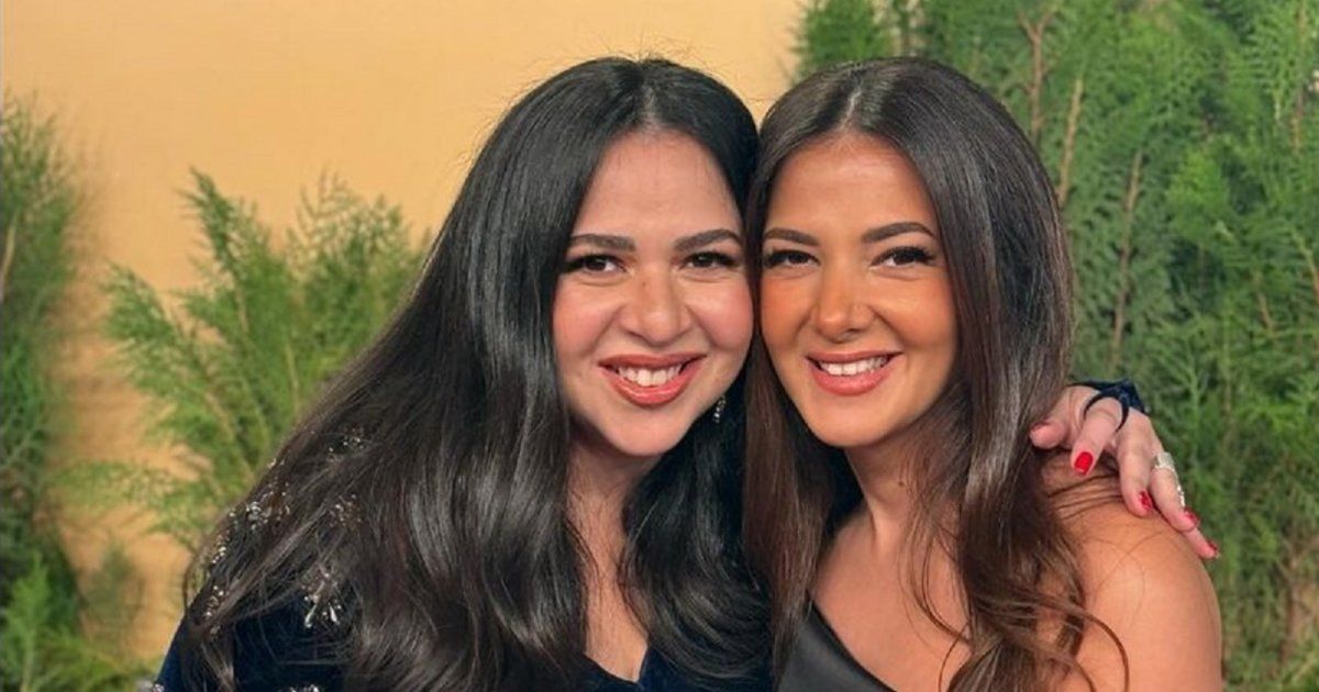 شاهد .. هكذا إحتفلت دنيا سمير غانم بعيد ميلاد شقيقتها إيمي