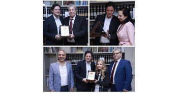 شاهد .. وزير الإعلام اللبناني زياد المكاري يكرم صلاح تيزاني وسمير شمص وفاء طربيه والفيرا يونس