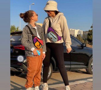 شاهد .. ابنة أسما شريف منير تحتفل بعيد ميلاد والدتها