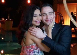 وقعت على الأرض .. اتفرج أول رد فعل من حسام حبيب بعد حلق شيرين عبد الوهاب شعرها