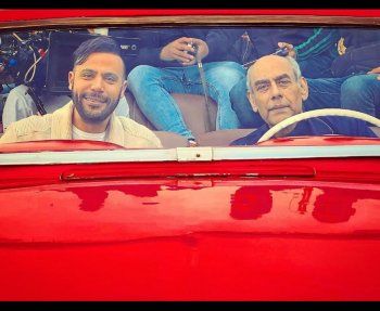 شاهد .. بصورة من كواليس "كوبرا"..محمد إمام سعرب عن سعادته بالعمل مع أحمد بدير و هذا ما قاله