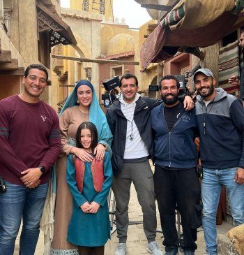 شاهد .. بالصور- بعد الإنتهاء من تصوير "الحشاشين"..ميرنا نور الدين في رسالة شكر إلى طاقم العمل