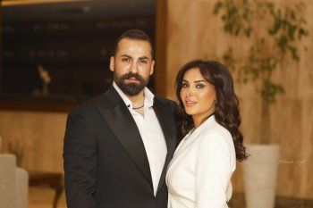 شاهد .. مهيار خضور وقمر خلف يتألقان في إفطار مسلسل "ولاد بديعة".. وجمالهما حديث الجمهور