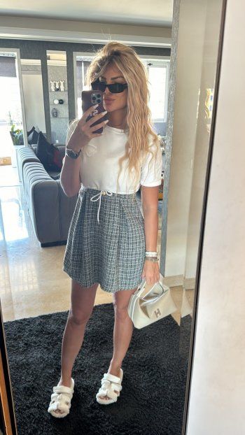 شاهد .. بالصورة- سعر مرتفع جداً لحقيبة يد ساندرا رزق من Hermès..وإطلالتها تلفت الأنظار