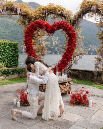 شاهد .. ملكة جمال لبنان لعام 2016 إعتمدت فستاناً رائعاً بحفل خطوبتها.. إليكم تفاصيله