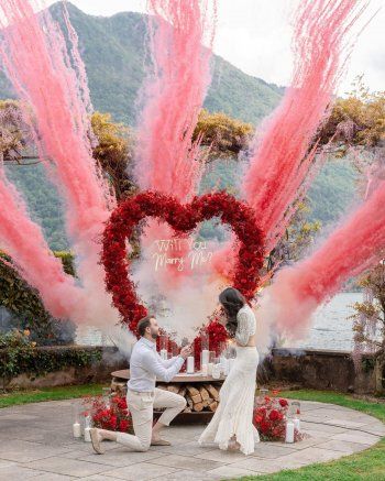 شاهد .. ملكة جمال لبنان لعام 2016 إعتمدت فستاناً رائعاً بحفل خطوبتها.. إليكم تفاصيله