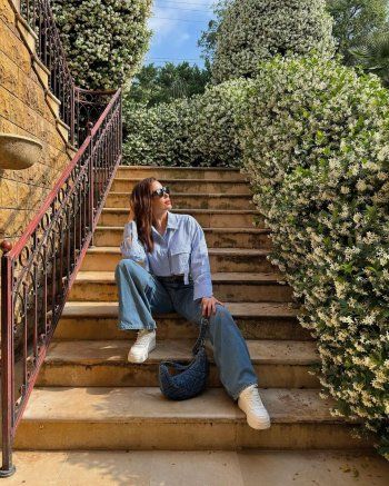 شاهد .. نسرين طافش تتألق بإطلالة كاجوال وأنيقة في آن- بالصور