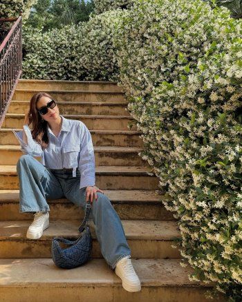 شاهد .. نسرين طافش تتألق بإطلالة كاجوال وأنيقة في آن- بالصور