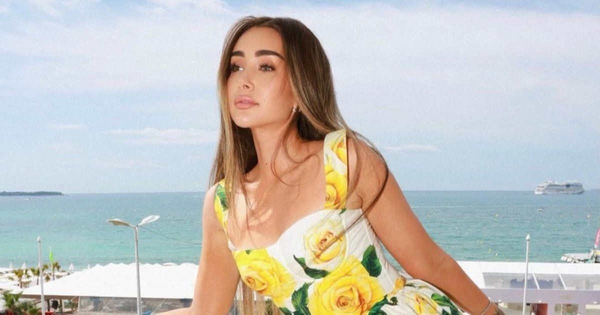 شاهد .. سعر مرتفع لفستان هنا الزاهد من Dolce & Gabbana في مدينة كان