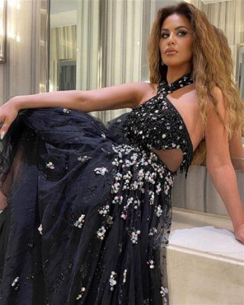 شاهد .. مي سليم تتألق بتوقيع علاء سركيس .. وهذه تفاصيل الإطلالة