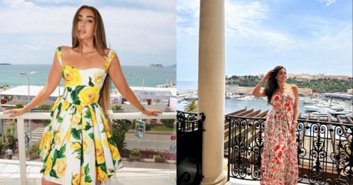 شاهد .. الفساتين الموردة تكسو إطلالات المشاهير في هذا الموسم